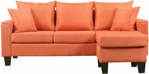 Divano Roma Furniture Modern Sectional Couch