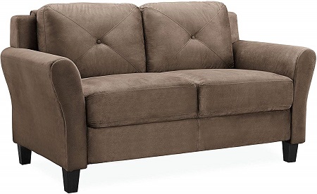 Lifestyle Solutions Grayson Micro-Fabric Sofa