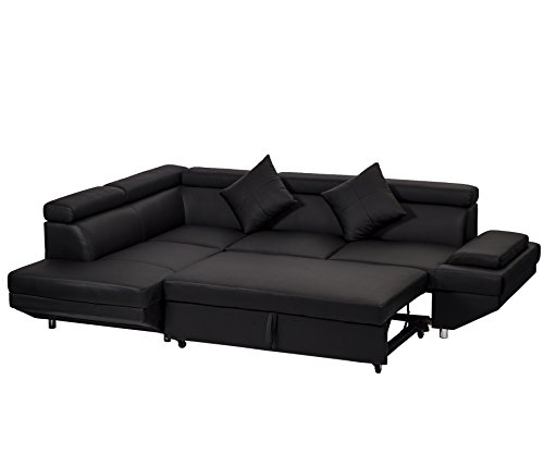 Sectional Futon Sofa Bed Couch (2)