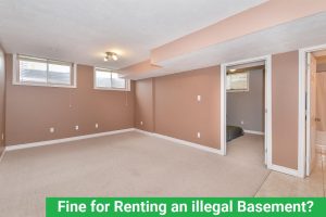 Fine for Renting an illegal Basement